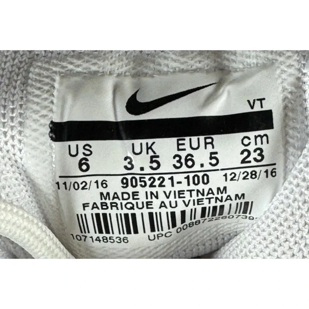 Nike Air Zoom‎ Spiridon Ultra White 905221-100 Running Shoes Women's Size 6 NWB - Picture 9 of 9